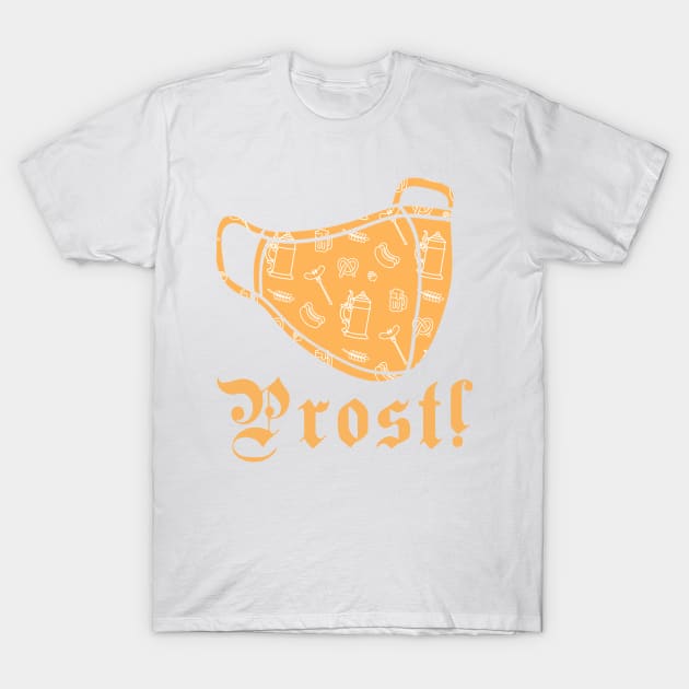 Prost Oktoberfest Funny German Cheers Octoberfest T-Shirt by gillys